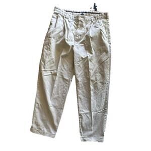 POLO RALPH LAUREN Vintage Pleated Front Chino Hammond Pant in Khaki Size 38 X 30